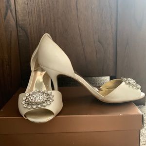 Audrey Brooke - Satin Heels (size 8)